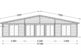 Casa de madera RIVIERA (66 mm), 120 m² specification 2