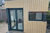 Oficina prefabricada de madera PREMIUM L (34 mm + revestimiento), 2x2 m, 4 m² customer 1