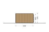 Casa de madera para vivir BELLA 2 RV (Aislada PLUS, 44 mm + revestimiento), 60 m² specification 5