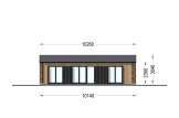 Casa de madera SELENE (44 mm + revestimiento), 54 m² specification 2