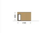 Casa de madera PREMIUM S (34 mm + revestimiento), 7.5x4 m, 30 m² specification 5