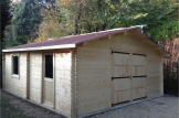 Garaje de madera (44 mm), 6x6 m, 36 m² customer 3