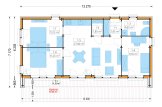 Casa prefabricada para vivir KAYA 3 PV S (44 mm + revestimiento), 70 m² specification 1