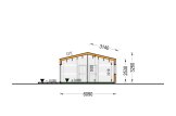 Casa de madera para vivir SELENE (Aislada, 44 mm + revestimiento), 54 m² specification 6