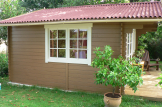 Caseta de madera para jardín WISSOUS (44 mm), 5x4 m, 20 m² customer 3