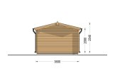 Garaje de madera CLASSIC (34 mm), 3.6x5.4 m, 20 m² specification 4