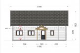 Casa de madera VERA (44+44 mm), 132 m² + 13.5 m² porche specification 5