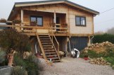 Casa de madera LINDA (44+44 mm), 78 m² + 15 m² porche customer 3