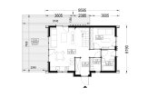 Casa de madera para vivir ASTRID RV (Aislada PLUS, 44 mm + revestimiento), 92 m² specification 1