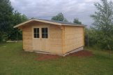 Caseta de madera para jardín PALMA (34 mm), 4x4 m, 16 m² customer 3