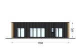 Casa de madera para vivir BELLA I RV (Aislada PLUS, 44 mm + revestimiento), 46 m² specification 2