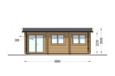 Caseta de jardín de madera ELEONORA (34 mm), 6.6x3 m, 18 m² specification 2
