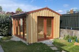 Oficina prefabricada de madera EMMY (Aislada, 34 mm + revestimiento), 3x3 m, 9 m² customer 1