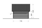 Casa de madera para vivir KARINA RV (Aislada PLUS, 44 mm + revestimiento), 46 m² specification 4