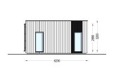 Casa prefabricada para vivir LUCIA 1 PV (Aislada PLUS, 44 mm + revestimiento), 57 m² specification 3