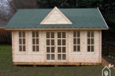 Caseta de madera CLOCKHOUSE (44 mm), 5.5x4 m, 22 m² customer 2