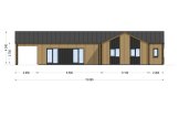 Casa de madera para vivir TESSA RV (Aislada PLUS, 44 mm + revestimiento), 130 m² specification 2
