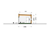 Casa prefabricada para vivir BELLA I PV (Aislada PLUS, 44 mm + revestimiento), 46 m² specification 6