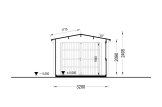 Garaje de madera CLASSIC (34 mm), 3.2x5.2, 16 m² specification 6