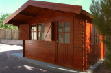 Caseta de madera DREUX (44 mm), 4x4 m, 16 m² customer 2