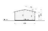 Caseta de jardín de madera DREUX (34 mm), 5x4 m, 18 m² specification 6