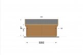 Casa de madera FILL S (34+34 mm), 60 m² specification 3