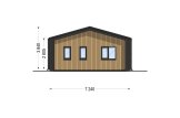 Casa de madera para vivir ROBERTA RV (Aislada PLUS, 44 mm + revestimiento), 95 m² specification 5