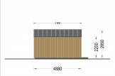 Caseta de jardín de madera PIA (estructura de madera), 5.2 x 4.9 m, 18 m² specification 5
