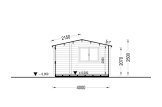 Caseta de jardín de madera OSLO (34 mm), 5x4 m, 20 m² specification 6