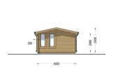 Caseta de jardín de madera DEVON (34 mm), 6x4 m, 24 m² specification 5