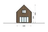 Casa prefabricada para vivir ALINA PV (Aislada PLUS, 44 mm + revestimiento), 46 m² specification 3