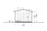 Garaje de madera CLASSIC (34 mm), 3.6x5.4 m, 20 m² specification 6