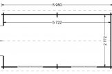 Caseta de jardín de madera STRONGHOLD (44 mm), 3x6 m, 18 m² specification 1