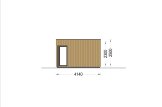 Casa de madera PREMIUM (Aislada, 34 mm + revestimiento), 7.5x4 m, 30 m² specification 3