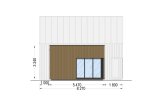 Casa prefabricada para vivir MIRABEL PV (Aislada PLUS, 44 mm + revestimiento), 70 m² specification 3