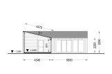 Casa de madera GINNY (34 mm + revestimiento), 49 m² specification 7