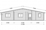 Casa de madera RIVIERA (66 mm), 120 m² specification 4