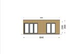 Casa de madera PREMIUM (34 mm + revestimiento), 6.5x4.5 m, 30 m² specification 2