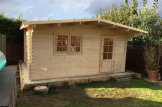 Caseta de madera DREUX (66 mm), 5x4 m, 20 m² customer 2
