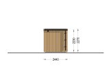 Sauna de exterior OKO (34 mm + revestimiento), 2.3x1.6 m, 2.7 m² specification 4