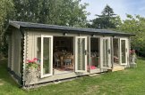 Casa de madera para jardín MARION (Aislada, 44+44 mm), 7.5x4 m, 30 m² customer 1