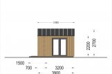 Caseta de jardín de madera PIA (estructura de madera), 4x3 m, 12 m² specification 3