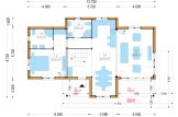 Casa prefabricada para vivir HOLLAND PV (Aislada PLUS, 44 mm + revestimiento), 116 m² specification 1