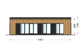 Casa de madera para vivir CARLA RV (Aislada PLUS, 44 mm + revestimiento), 66 m² specification 2