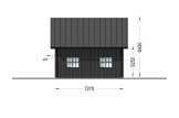Casa prefabricada para vivir KARINA PV (Aislada PLUS, 44 mm + revestimiento), 46 m² specification 6