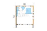 Casa prefabricada para vivir KAYA 4L PV (Aislada PLUS, 44 mm + revestimiento), 50 m² specification 2
