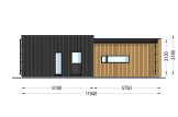 Casa de madera para vivir MALLY RV (Aislada PLUS, 44 mm + revestimiento), 70 m² specification 4