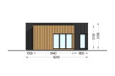Casa de madera para vivir MALLY RV (Aislada PLUS, 44 mm + revestimiento), 70 m² specification 3