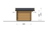 Caseta de jardín de madera OLYMP (34 mm), 4x3 m, 12 m² specification 3