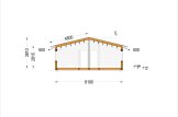Casa de madera ALICE S (44 mm + revestimiento), 63 m² specification 6